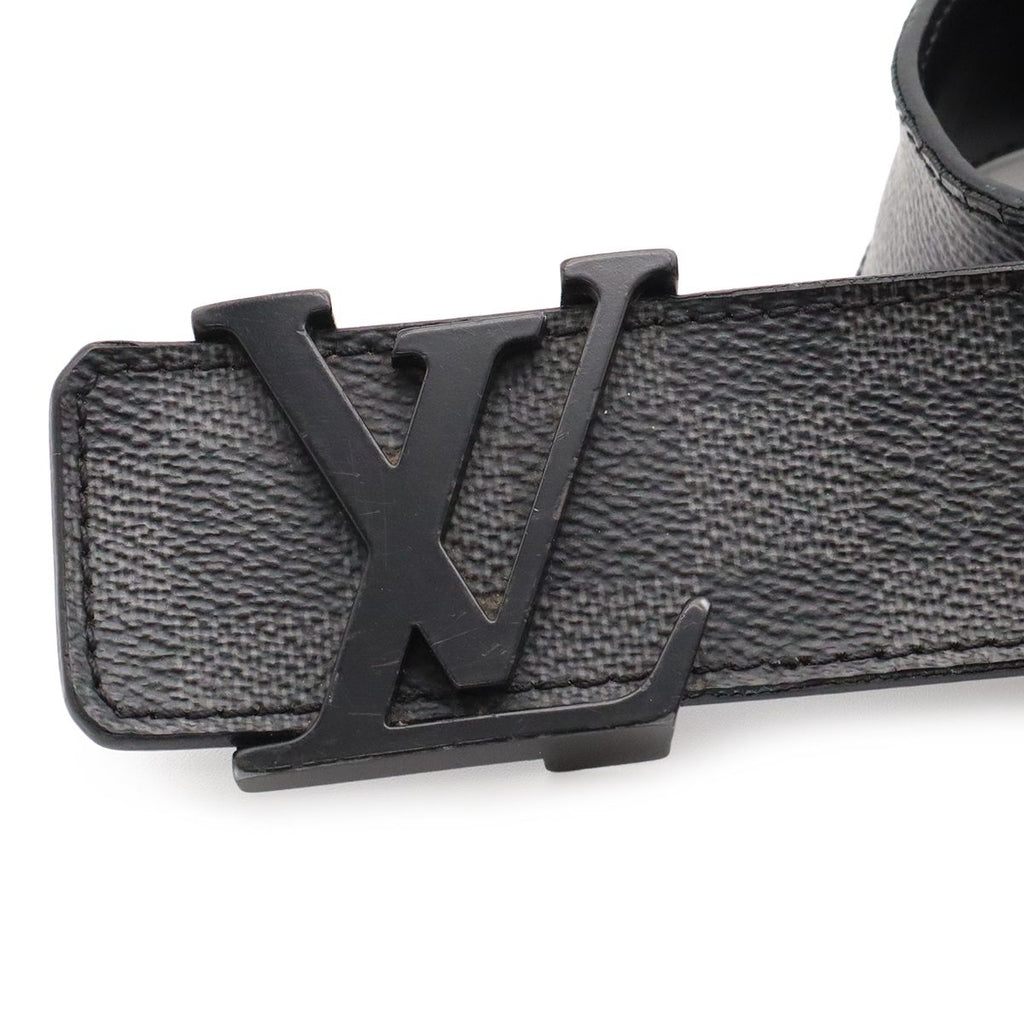 Louis Vuitton Damier Graphite Ceinture LV Initial 40 Belt 95 — view 3
