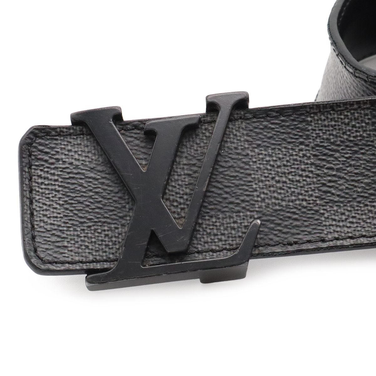 Louis Vuitton Damier Graphite Ceinture LV Initial 40 Belt 95 — view 3