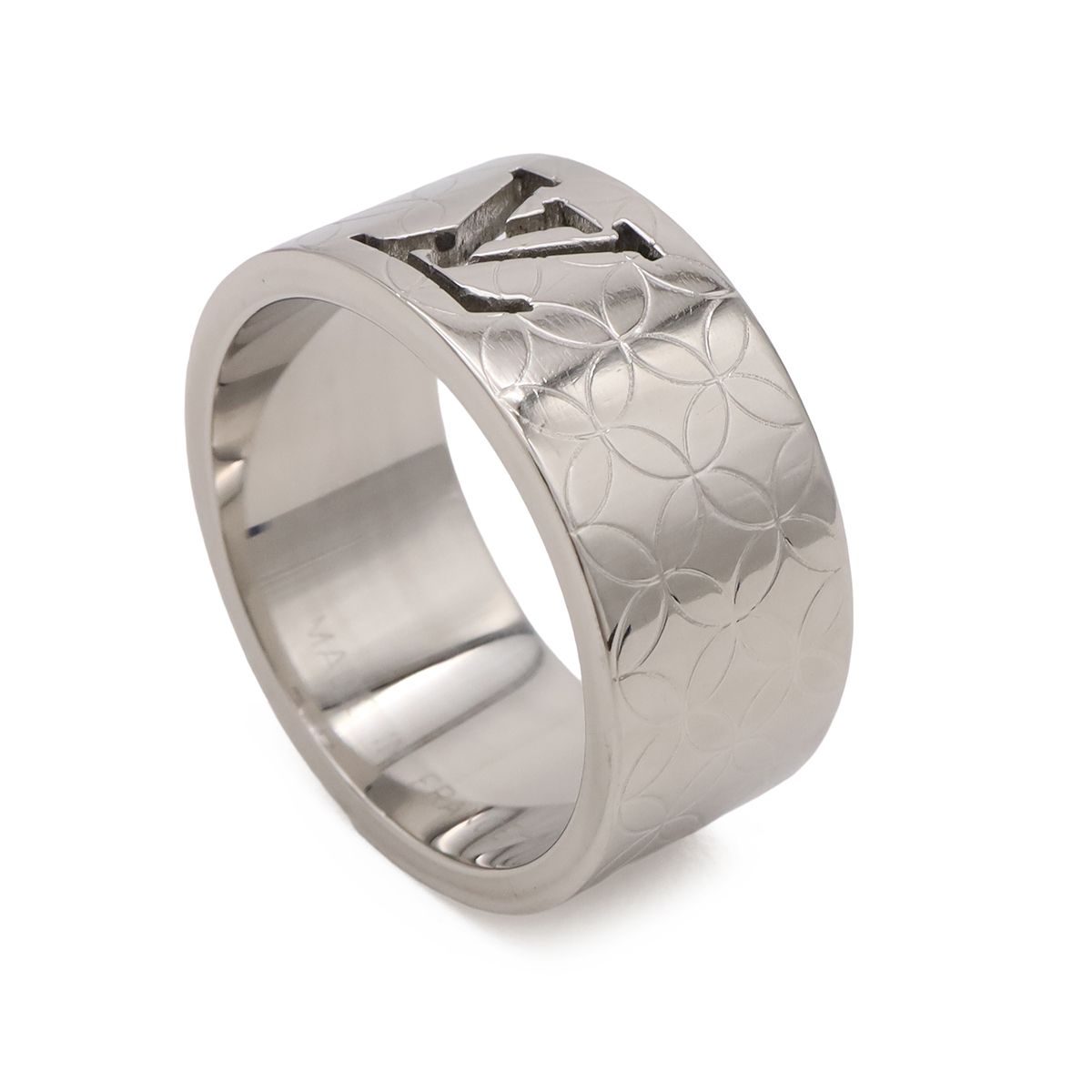 Louis Vuitton Bague Champs Elysees Ring SS Stainless Steel M JP — view 2