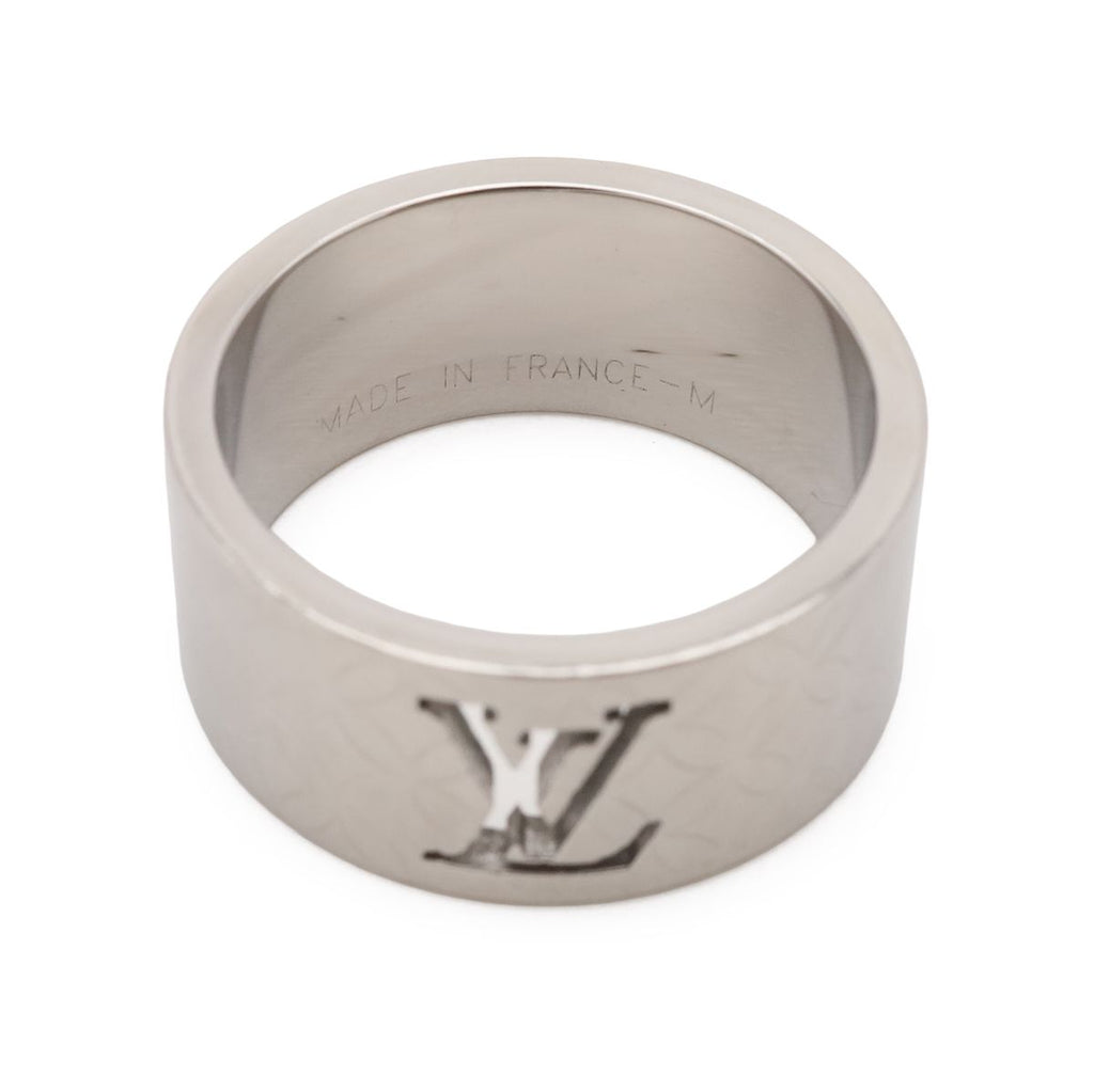 Louis Vuitton Bague Champs Elysees Ring SS Stainless Steel M JP — view 4