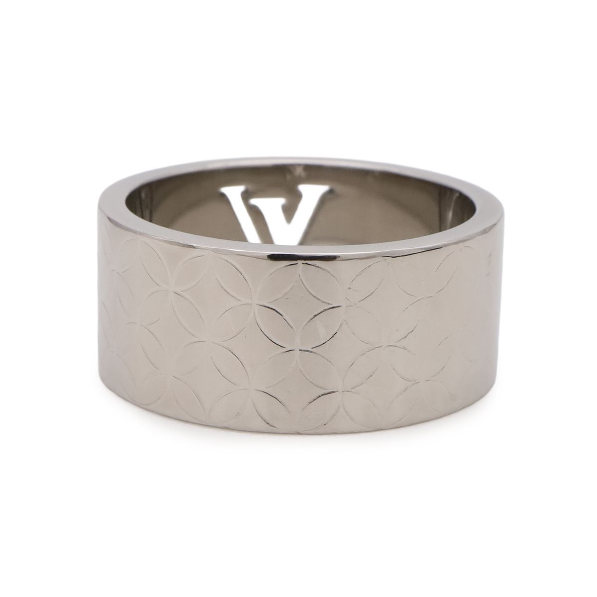 Louis Vuitton Bague Champs Elysees Ring SS Stainless Steel M JP — view 3