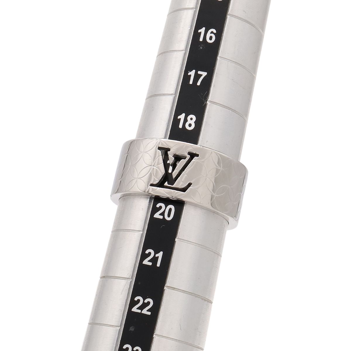 Louis Vuitton Bague Champs Elysees Ring SS Stainless Steel M JP — view 6