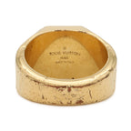 Louis Vuitton Signet Ring Monogram L JP Gold Plated — view 3