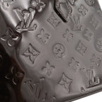 Louis Vuitton Monogram Vernis Wilshire PM Tote Bag Patent Calfskin Amarante — view 8