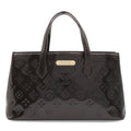 Louis Vuitton Monogram Vernis Wilshire PM Tote Bag Patent Calfskin Amarante