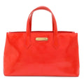 Louis Vuitton Monogram Vernis Wilshire PM Tote Bag Patent Calfskin Rose Pop