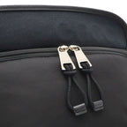 Gucci Logo Nylon Small Belt Bag Waist Pouch Hip Black Silver — view 7
