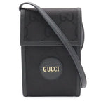 Gucci Off the Grid Pochette Mini Shoulder Bag Nylon Canvas Black