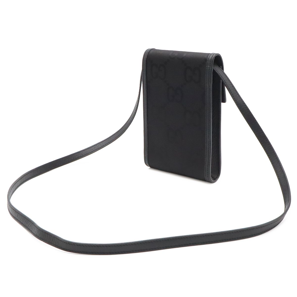 Gucci Off the Grid Pochette Mini Shoulder Bag Nylon Canvas Black — view 2