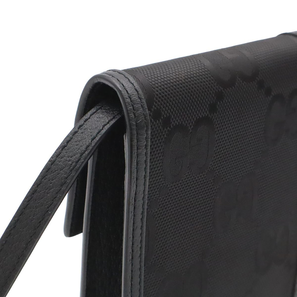 Gucci Off the Grid Pochette Mini Shoulder Bag Nylon Canvas Black — view 4