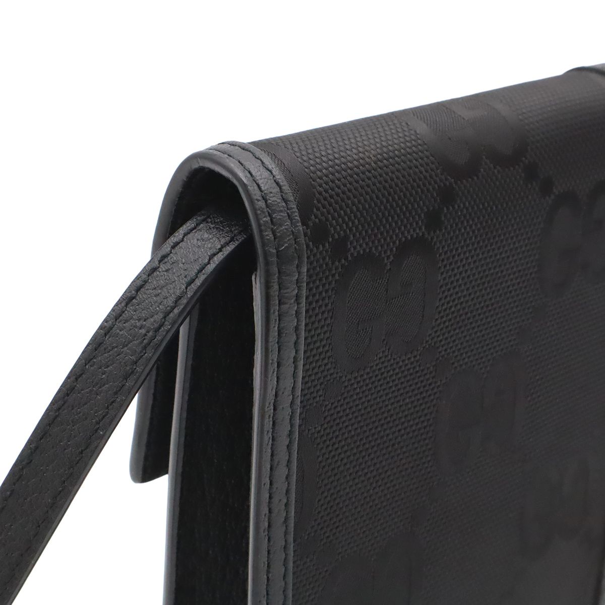 Gucci Off the Grid Pochette Mini Shoulder Bag Nylon Canvas Black — view 4