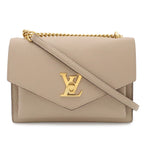 Louis Vuitton My Lockme Chain Shoulder Bag Pochette Leather Greige