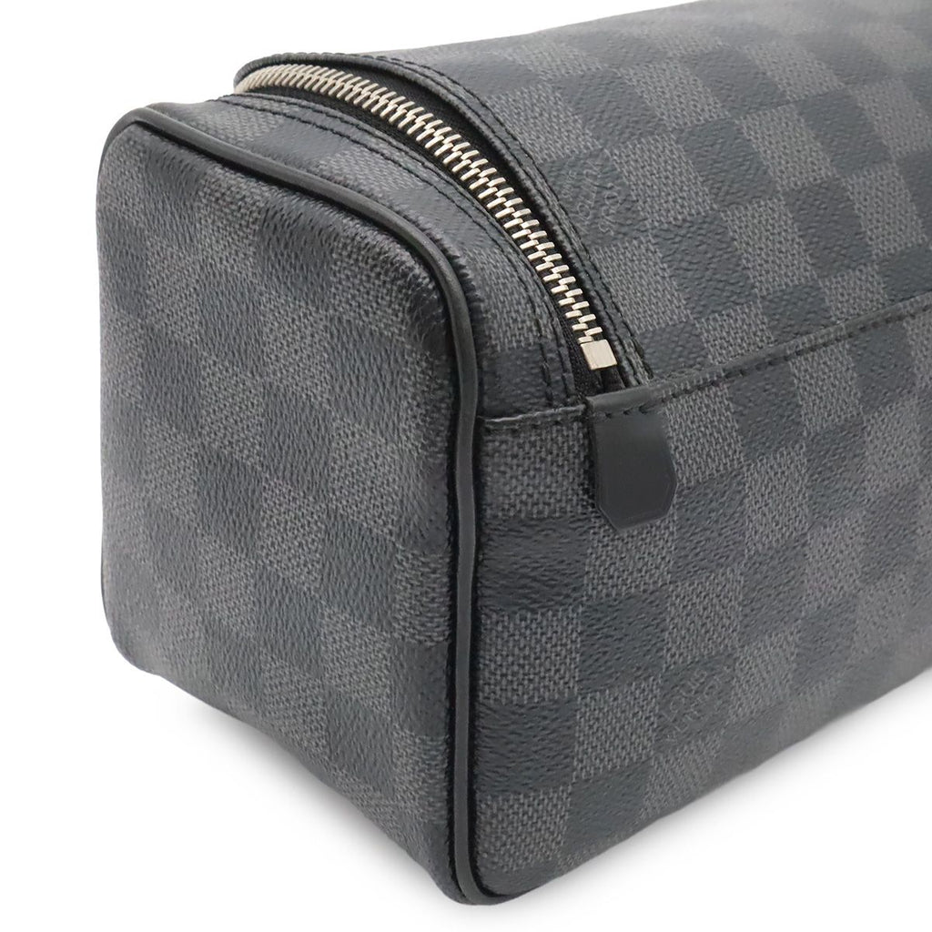 Louis Vuitton Damier Graphite Toilette Pouch Travel Clutch Handbag — view 4