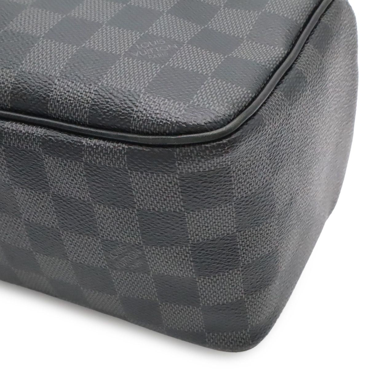 Louis Vuitton Damier Graphite Toilette Pouch Travel Clutch Handbag — view 3