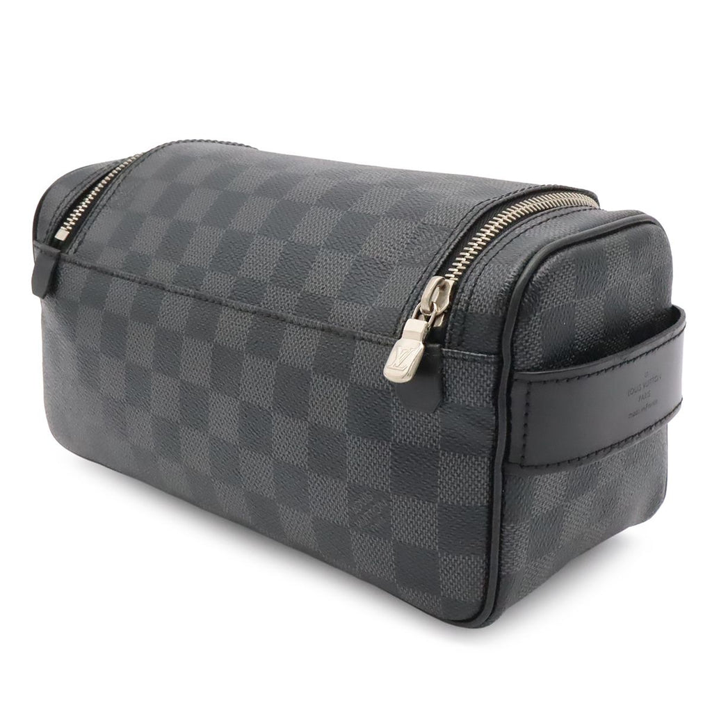 Louis Vuitton Damier Graphite Toilette Pouch Travel Clutch Handbag — view 2