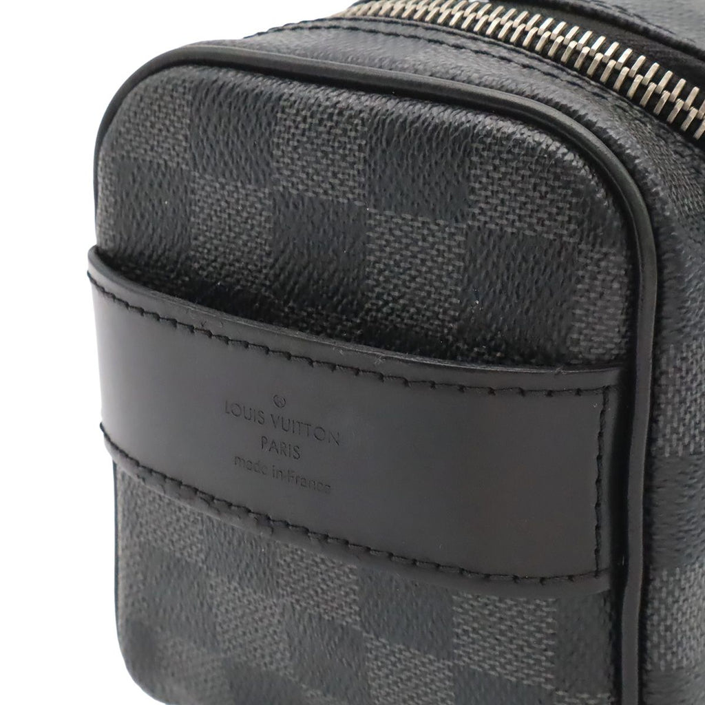 Louis Vuitton Damier Graphite Toilette Pouch Travel Clutch Handbag — view 5