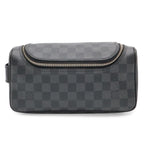 Louis Vuitton Damier Graphite Toilette Pouch Travel Clutch Handbag