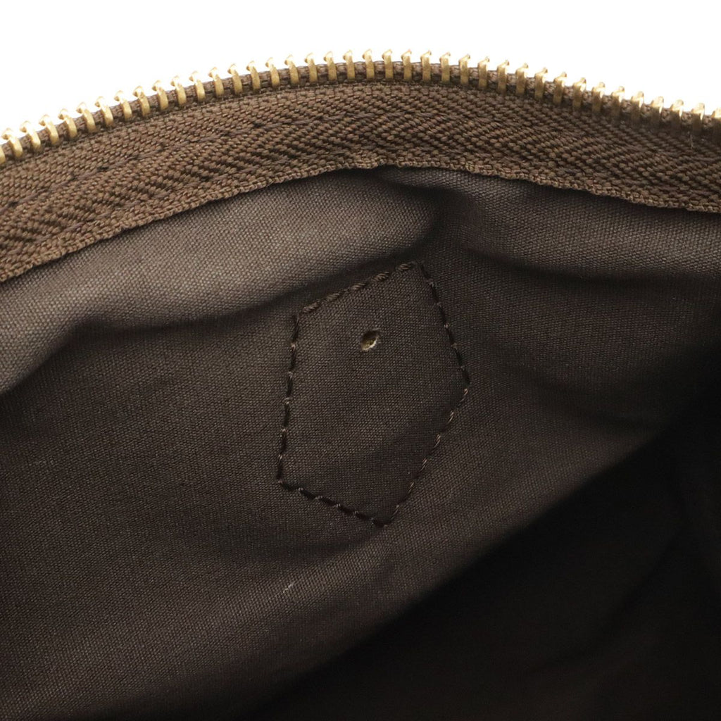 Louis Vuitton Monogram Mini Lin Speedy 30 Mini Boston Bag Canvas Ebene Brown — view 7
