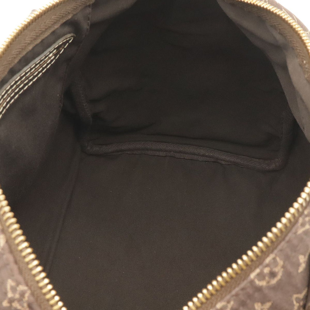 Louis Vuitton Monogram Mini Lin Speedy 30 Mini Boston Bag Canvas Ebene Brown — view 6