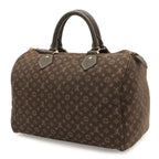 Louis Vuitton Monogram Mini Lin Speedy 30 Mini Boston Bag Canvas Ebene Brown — view 2