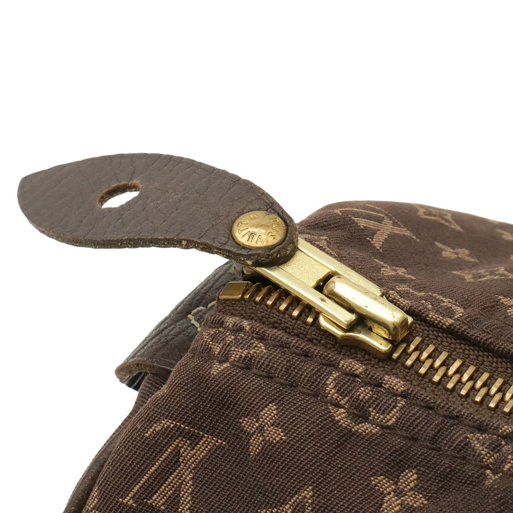 Louis Vuitton Monogram Mini Lin Speedy 30 Mini Boston Bag Canvas Ebene Brown — view 5