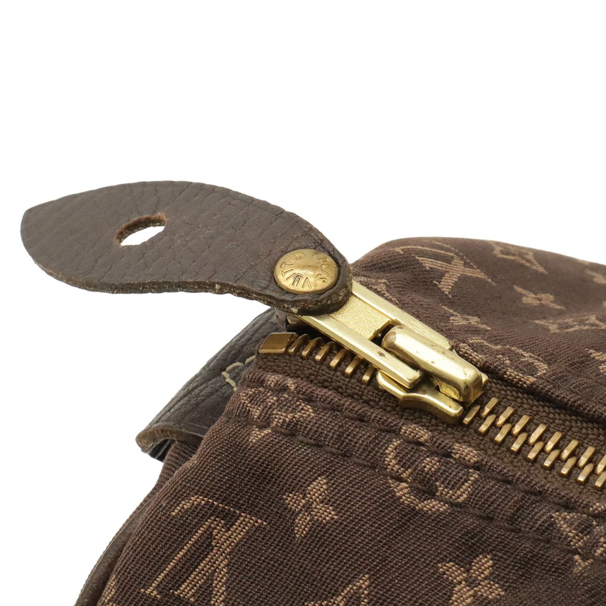 Louis Vuitton Monogram Mini Lin Speedy 30 Mini Boston Bag Canvas Ebene Brown — view 5