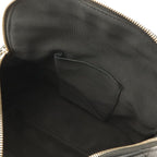 Chanel Quilted CC Logo Chain Backpack Mini Caviar Leather Black Gold — view 6