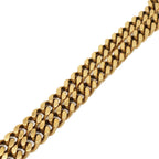 Gucci Interlocking G Double G Chain Shoulder Bag Leather Black Gold — view 5