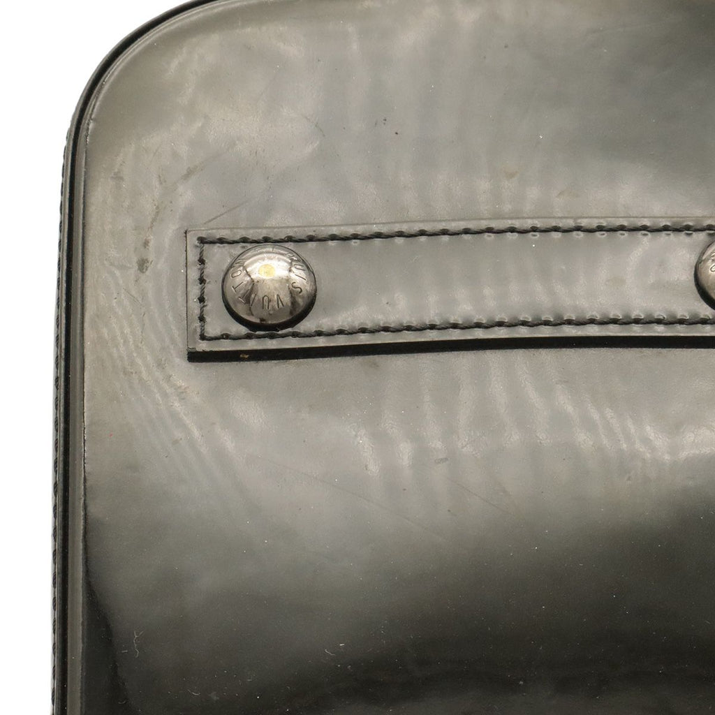 Louis Vuitton Monogram Vernis Alma PM Handbag Patent Leather Noir Black — view 4