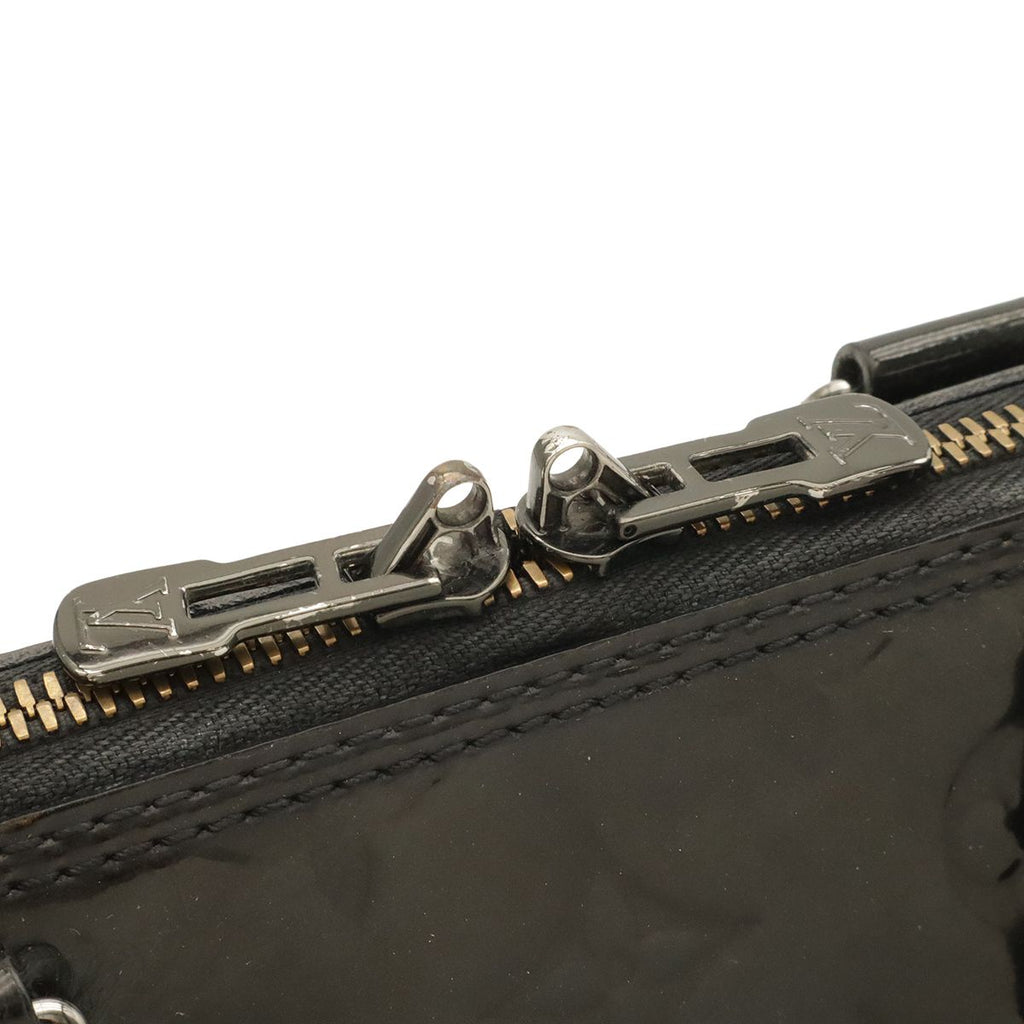 Louis Vuitton Monogram Vernis Alma PM Handbag Patent Leather Noir Black — view 7