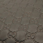 Gucci Guccissima Backpack Rubber-Coated Leather Black Silver — view 4