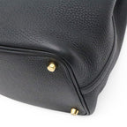 Hermes Picotin Lock PM Mini Bag Tote Taurillon Clemence Leather Black Gold — view 4