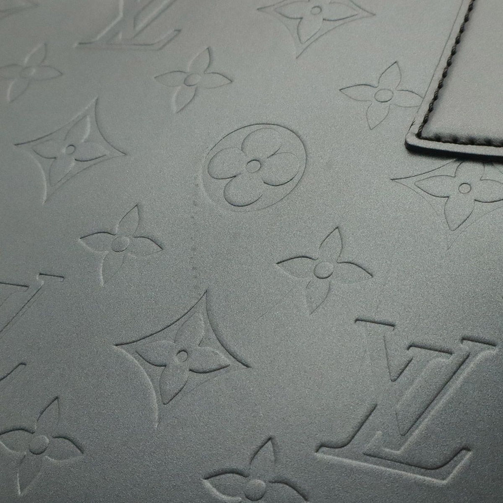 Louis Vuitton Monogram Matt Stockton Tote Shoulder Bag Blue — view 5
