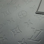 Louis Vuitton Monogram Matt Stockton Tote Shoulder Bag Blue — view 5