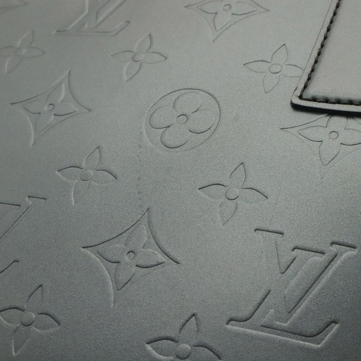 Louis Vuitton Monogram Matt Stockton Tote Shoulder Bag Blue — view 5