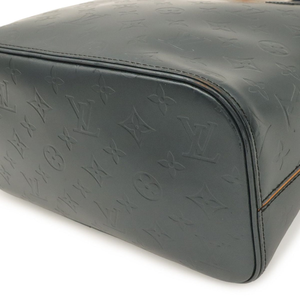 Louis Vuitton Monogram Matt Stockton Tote Shoulder Bag Blue — view 3