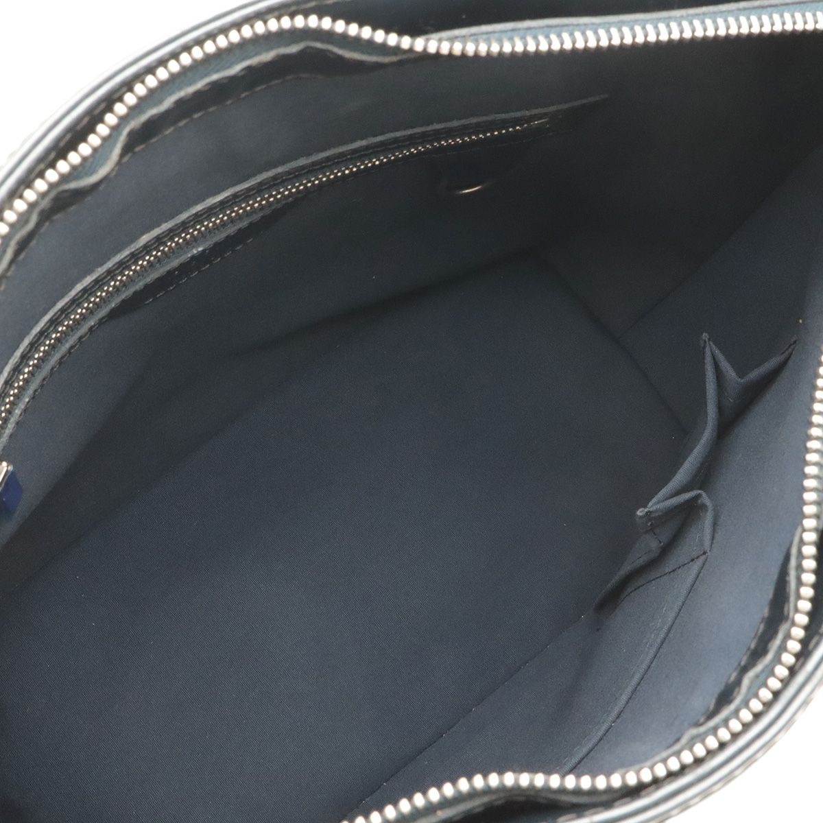 Louis Vuitton Monogram Matt Stockton Tote Shoulder Bag Blue — view 8