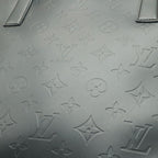 Louis Vuitton Monogram Matt Stockton Tote Shoulder Bag Blue — view 4
