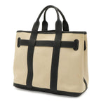 Hermes Petite Ceinture PM Tote Bag Canvas Leather Natural Navy Silver — view 2
