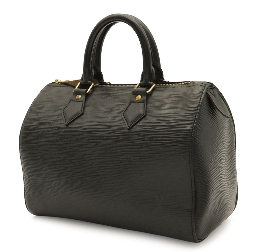 Louis Vuitton Epi Speedy 25 Mini Boston Bag Soft Noir Black Gold — view 2