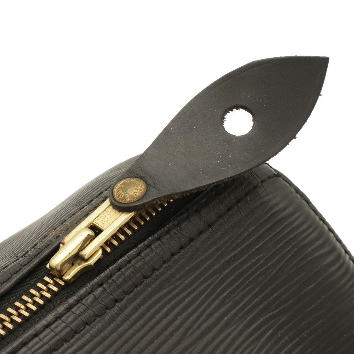 Louis Vuitton Epi Speedy 25 Mini Boston Bag Soft Noir Black Gold — view 5