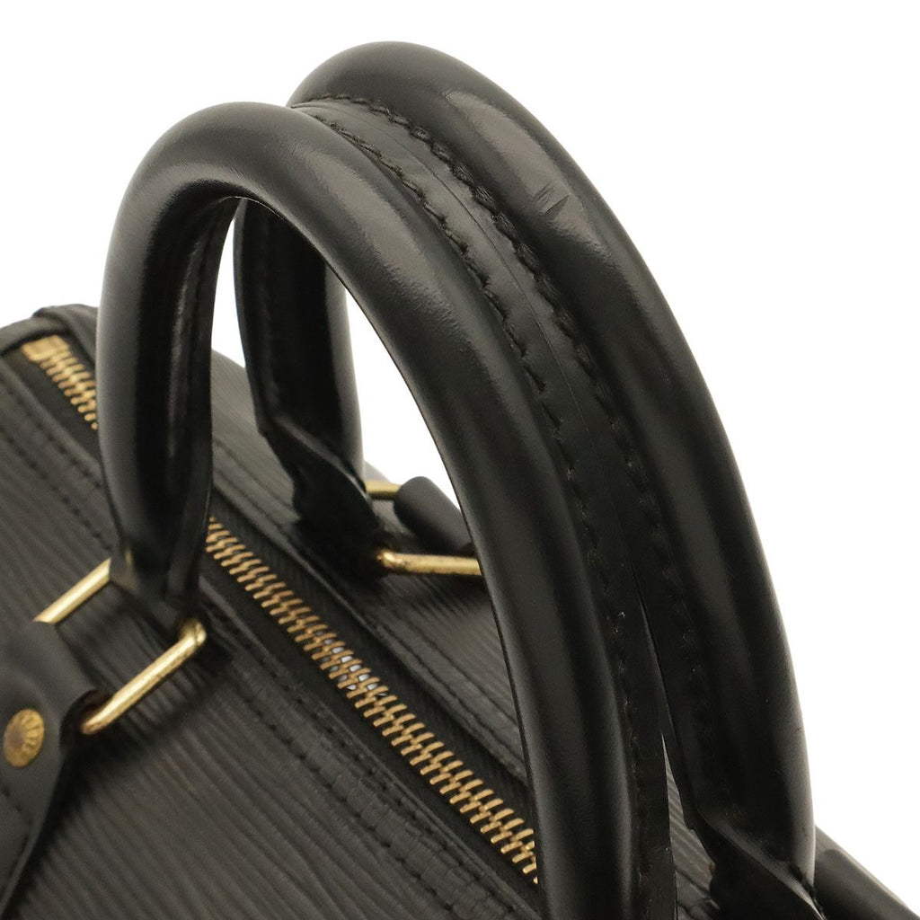 Louis Vuitton Epi Speedy 25 Mini Boston Bag Soft Noir Black Gold — view 4