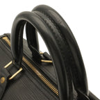 Louis Vuitton Epi Speedy 25 Mini Boston Bag Soft Noir Black Gold — view 4