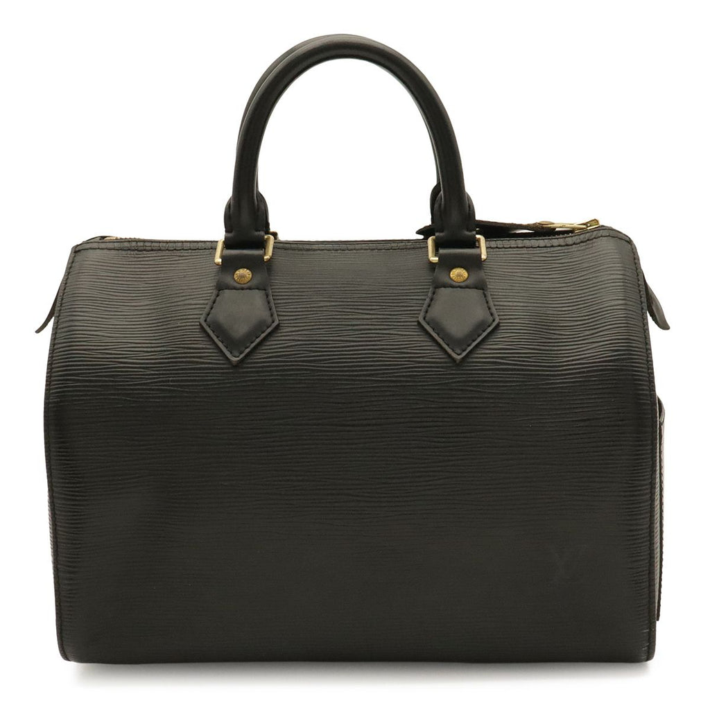 Louis Vuitton Epi Speedy 25 Mini Boston Bag Soft Noir Black Gold