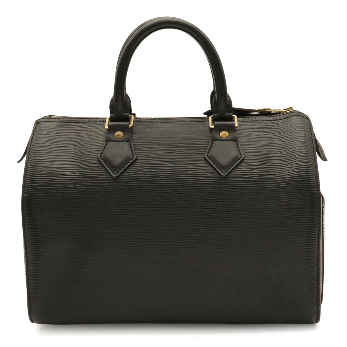 Louis Vuitton Epi Speedy 25 Mini Boston Bag Soft Noir Black Gold