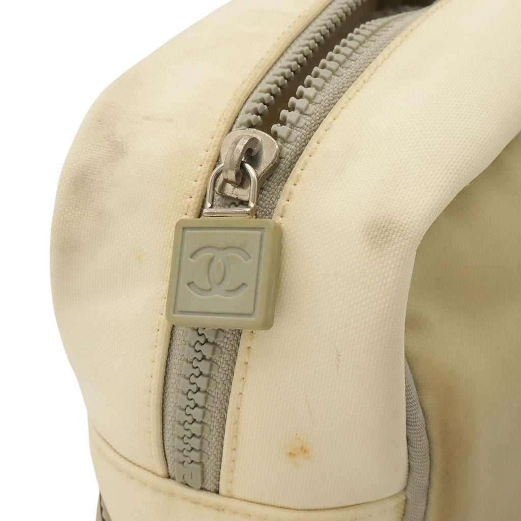 Chanel Sports Line Shoulder Bag Crossbody Pochette CC Logo White — view 6