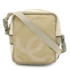 Chanel Sports Line Shoulder Bag Crossbody Pochette CC Logo White