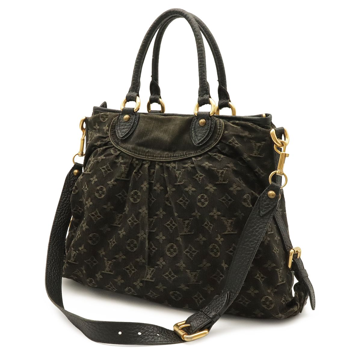 Louis Vuitton Monogram Denim Neo Cabby MM Tote 2-Way Shoulder Bag — view 2
