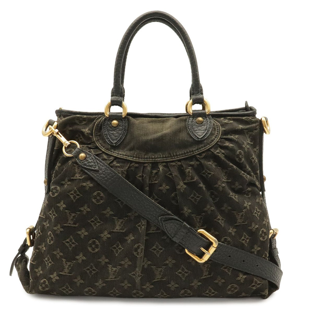 Louis Vuitton Monogram Denim Neo Cabby MM Tote 2-Way Shoulder Bag