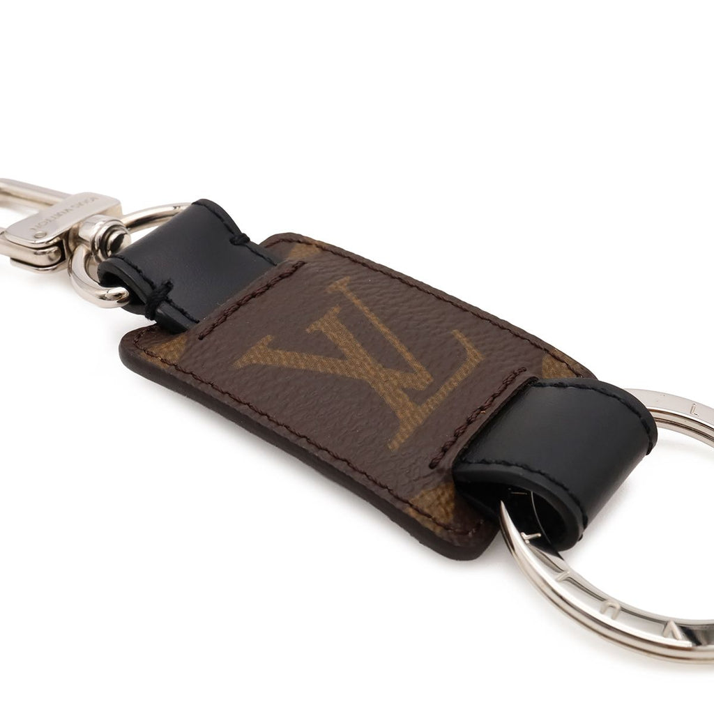 Louis Vuitton Monogram Porte Cles LV Snap Key Holder Key Ring Key Charm Silver — view 4